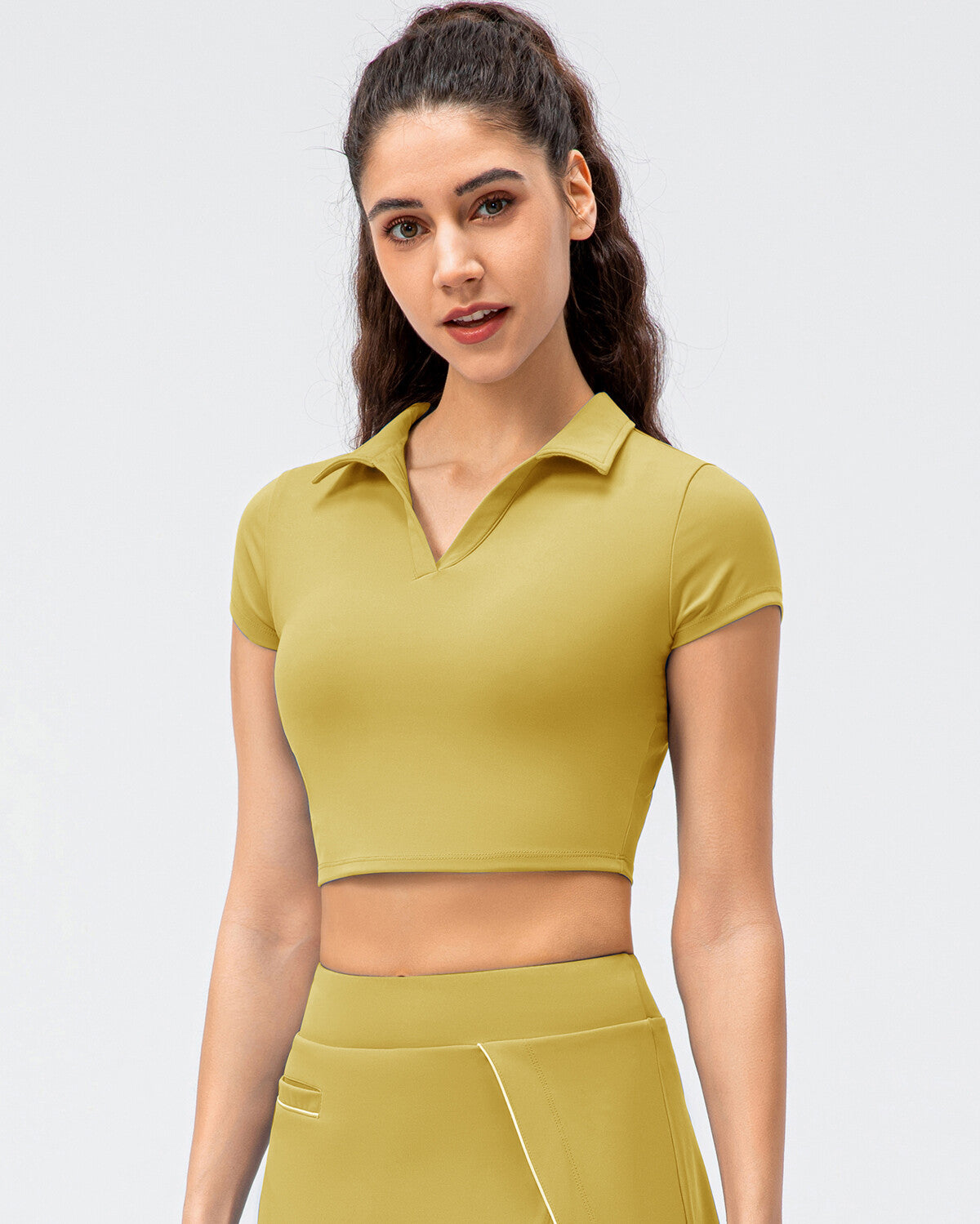 Zara Top Corto - Giallo