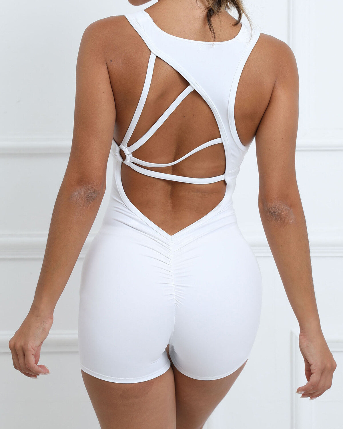 Olimpia Tuta Seamless Scrunch - Bianco