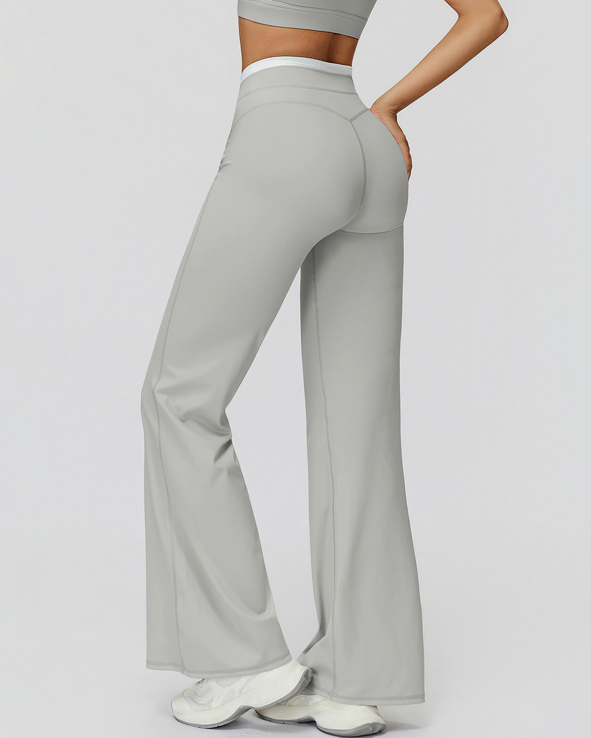 Aurora Leggings Svasati - Grigio