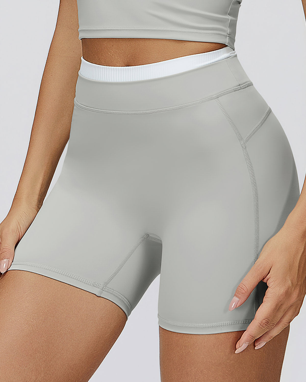 Aurora Pantaloncini Seamless - Grigio