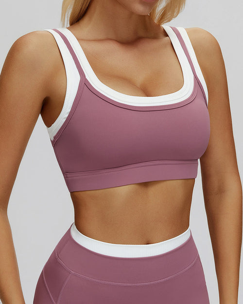 Aurora Reggiseno Sportivo - Old Rose
