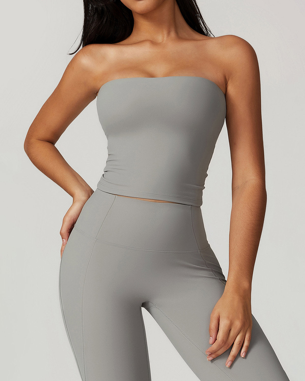 Regina Top a Fascia - Grigio
