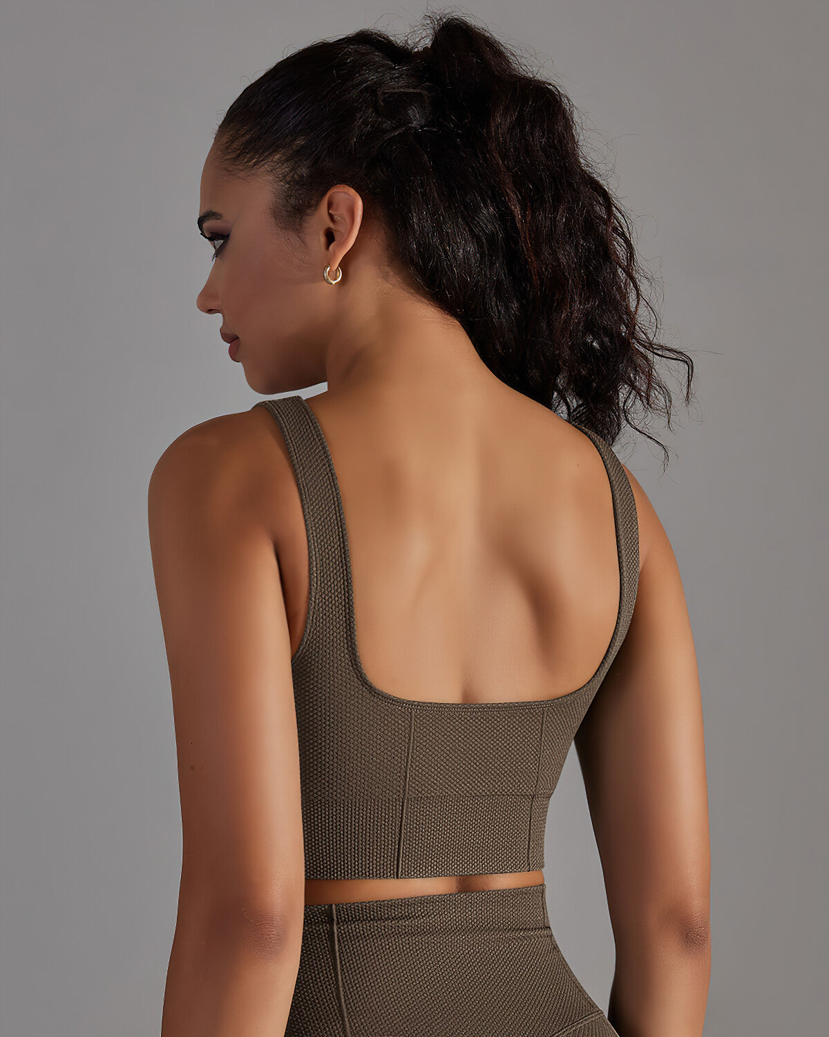 Paolina - U Sports Bra - Brown
