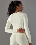 Pamela Maglia Manica Lunga - Crema