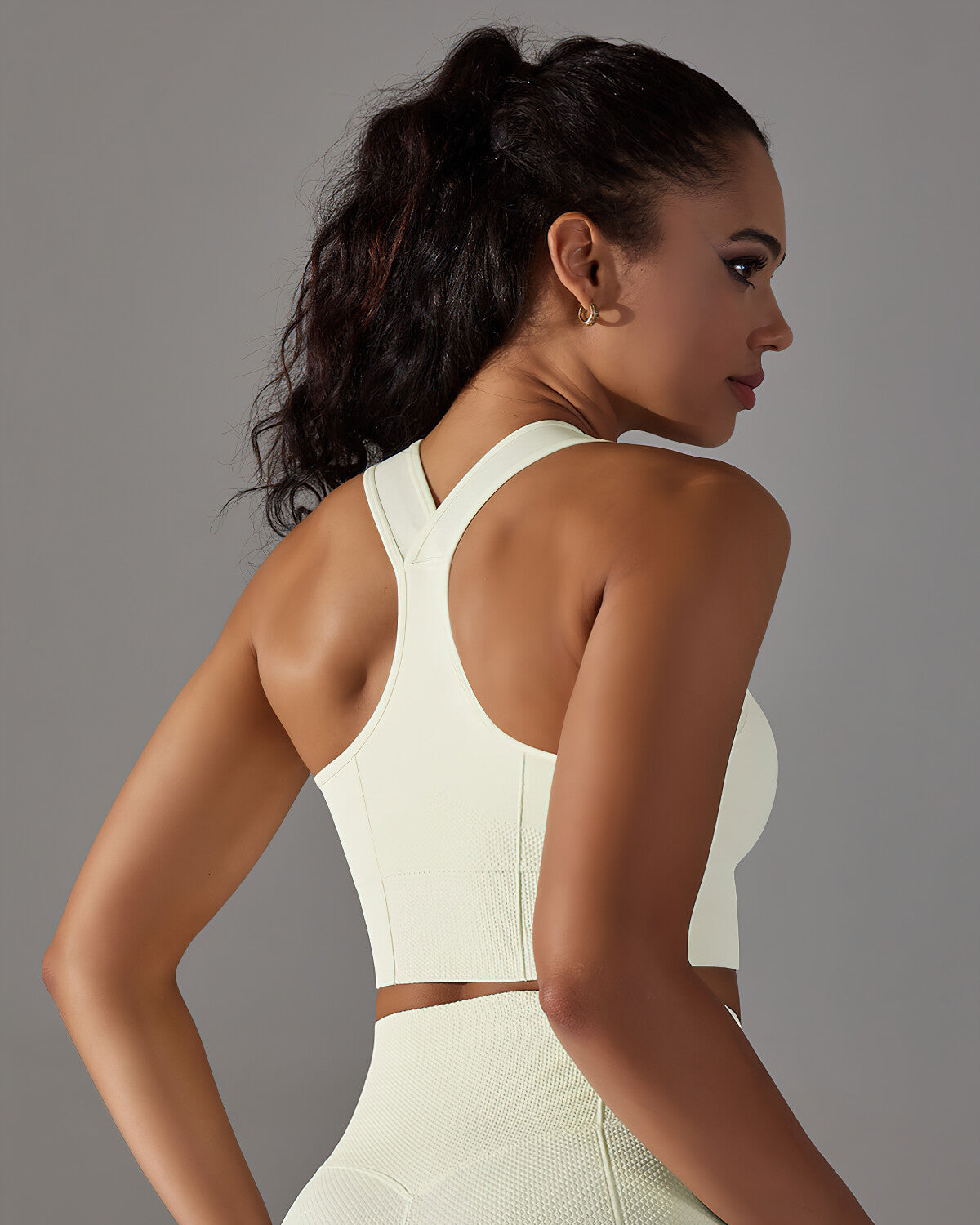Pamela Reggiseno Sportivo Racerback - Crema