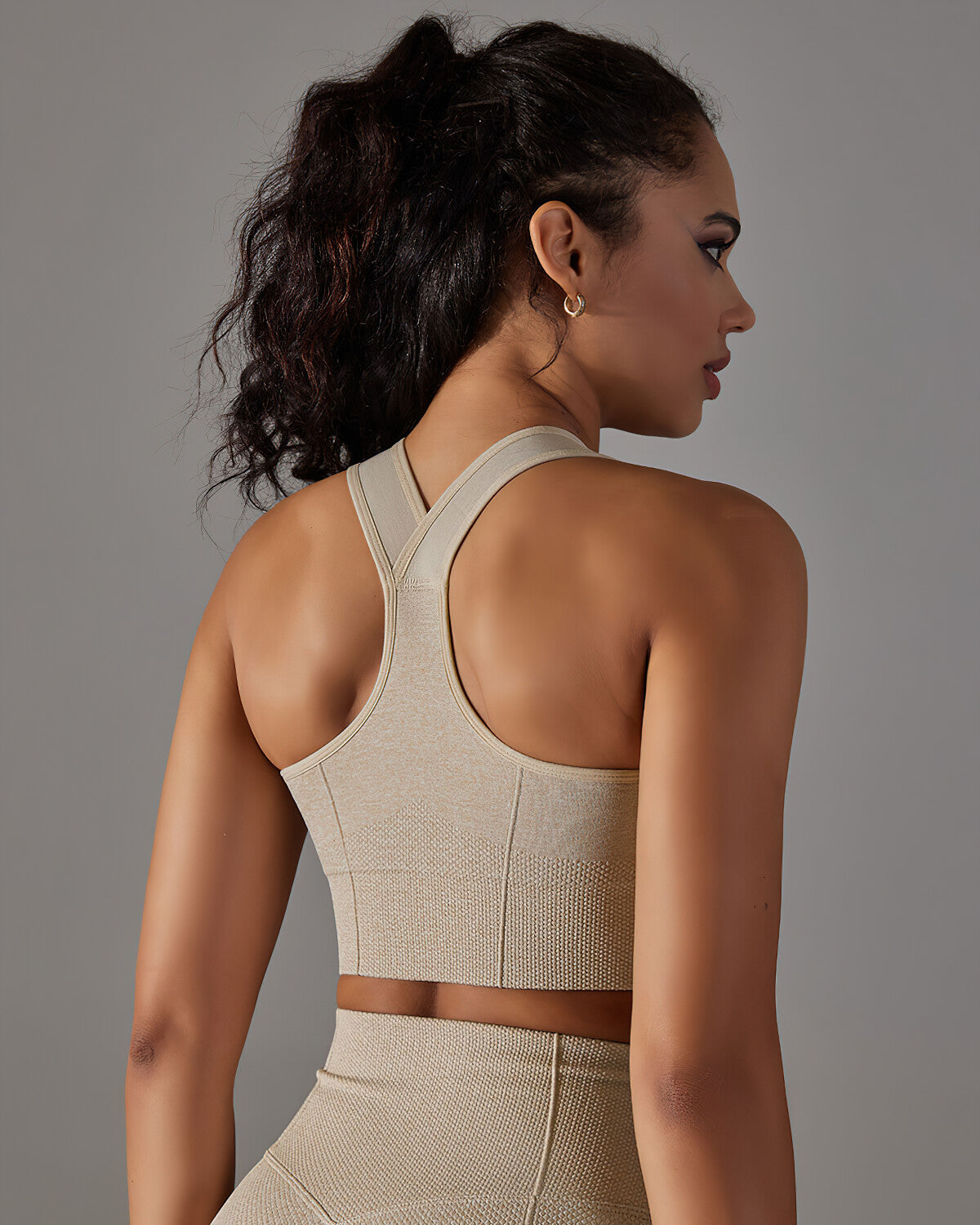 Pamela Reggiseno Sportivo Racerback - Fawn