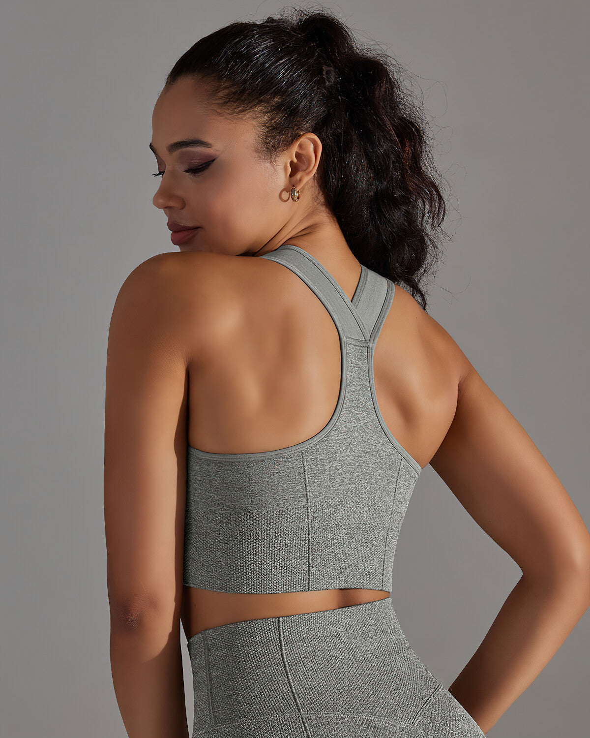 Pamela Reggiseno Sportivo Racerback - Grigio