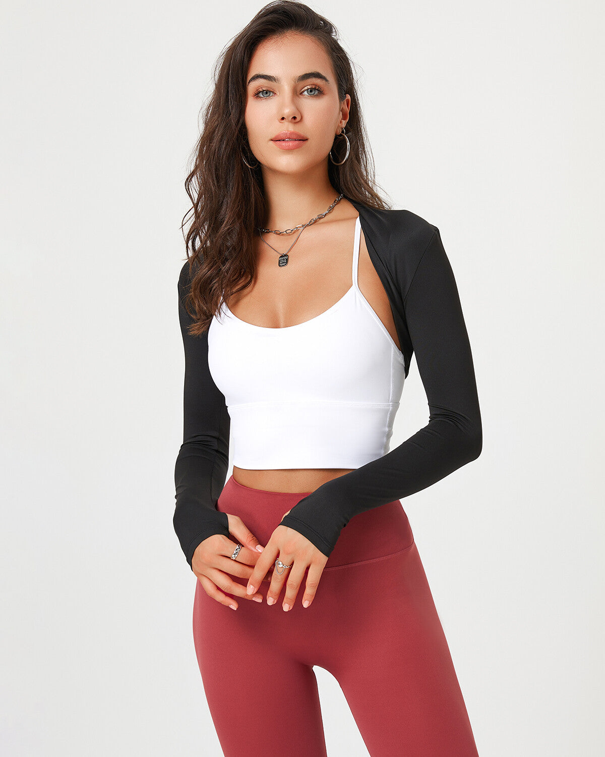 Sandra Maglia Manica Lunga - Nero