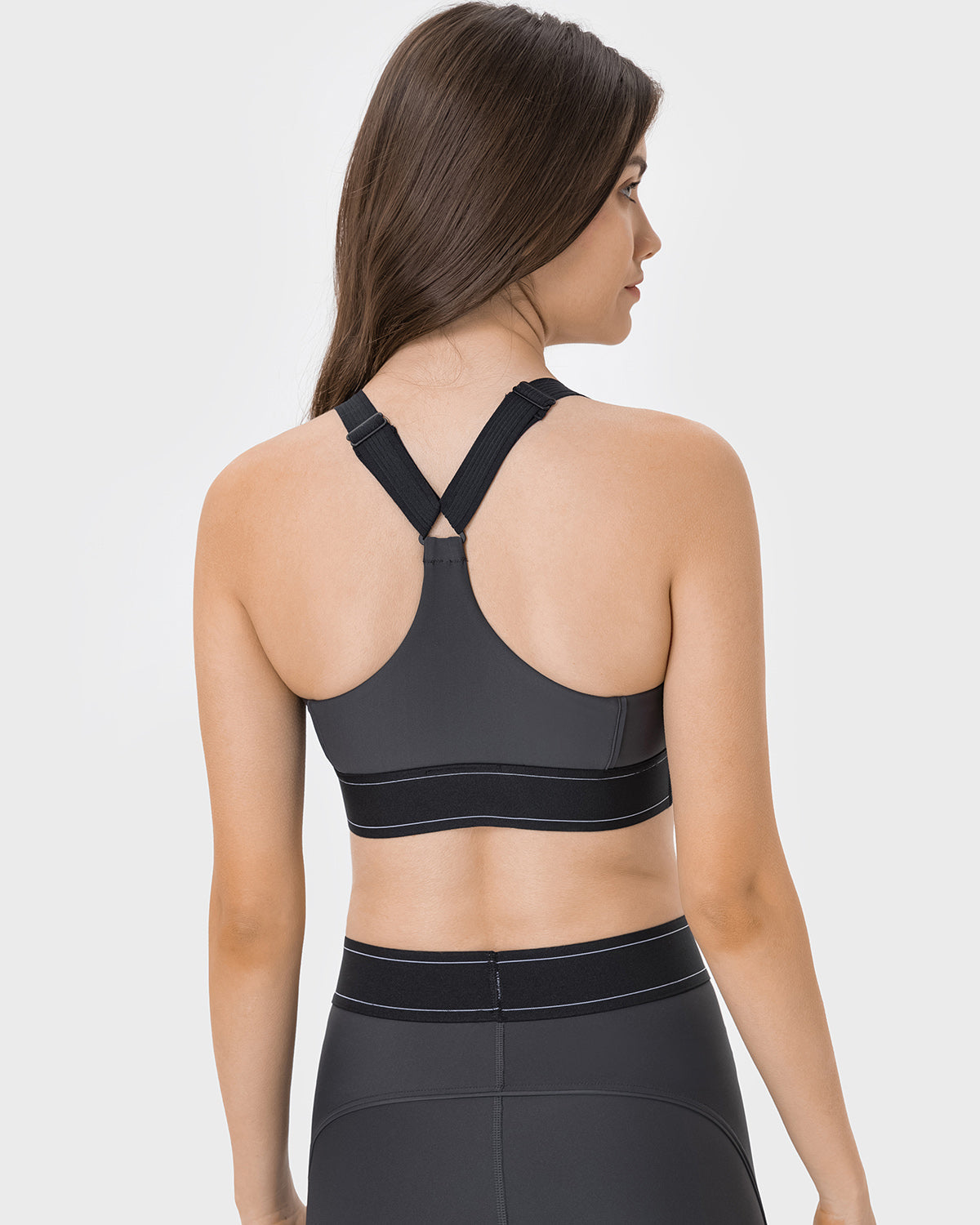 Natalia Reggiseno Sportivo - Dark Grey