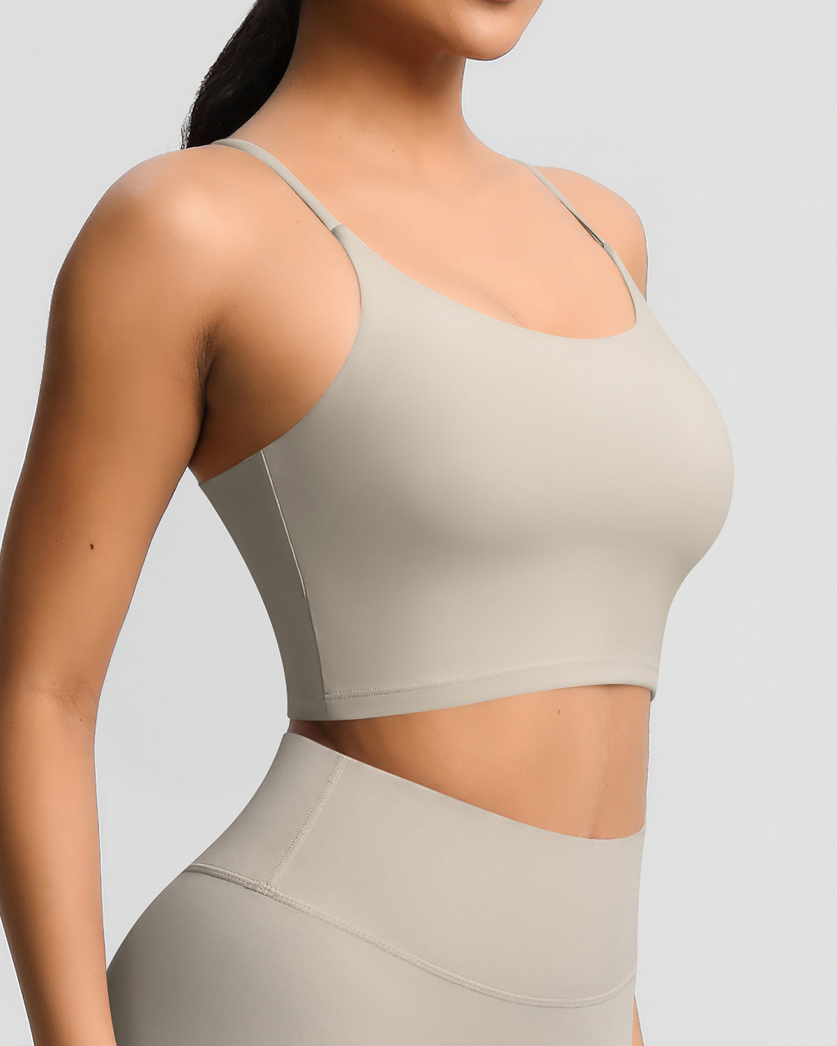 Diana Top Corto - Oatmeal