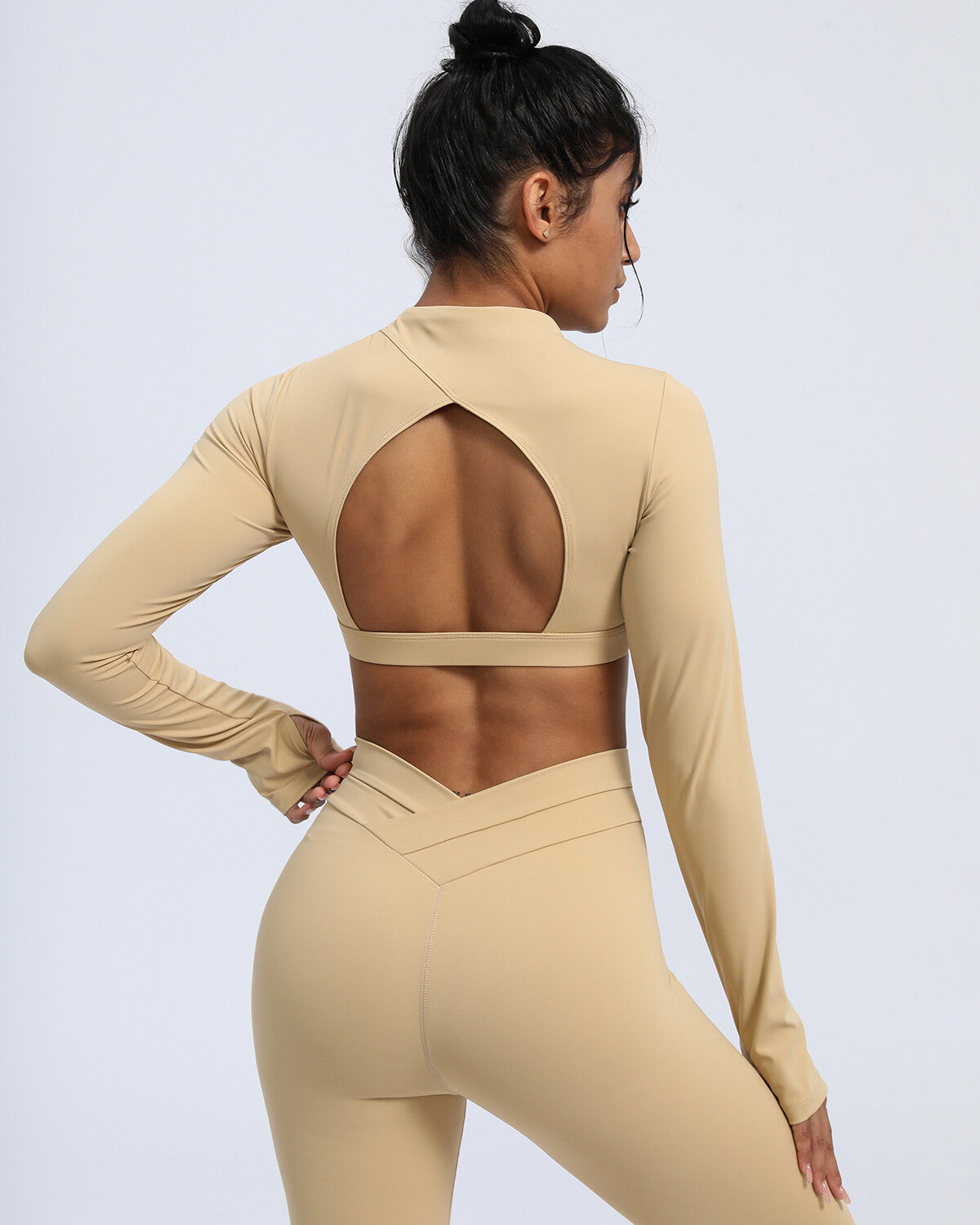 Moira Maglia Manica Lunga - Beige