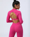 Moira Maglia Manica Lunga - Fucsia