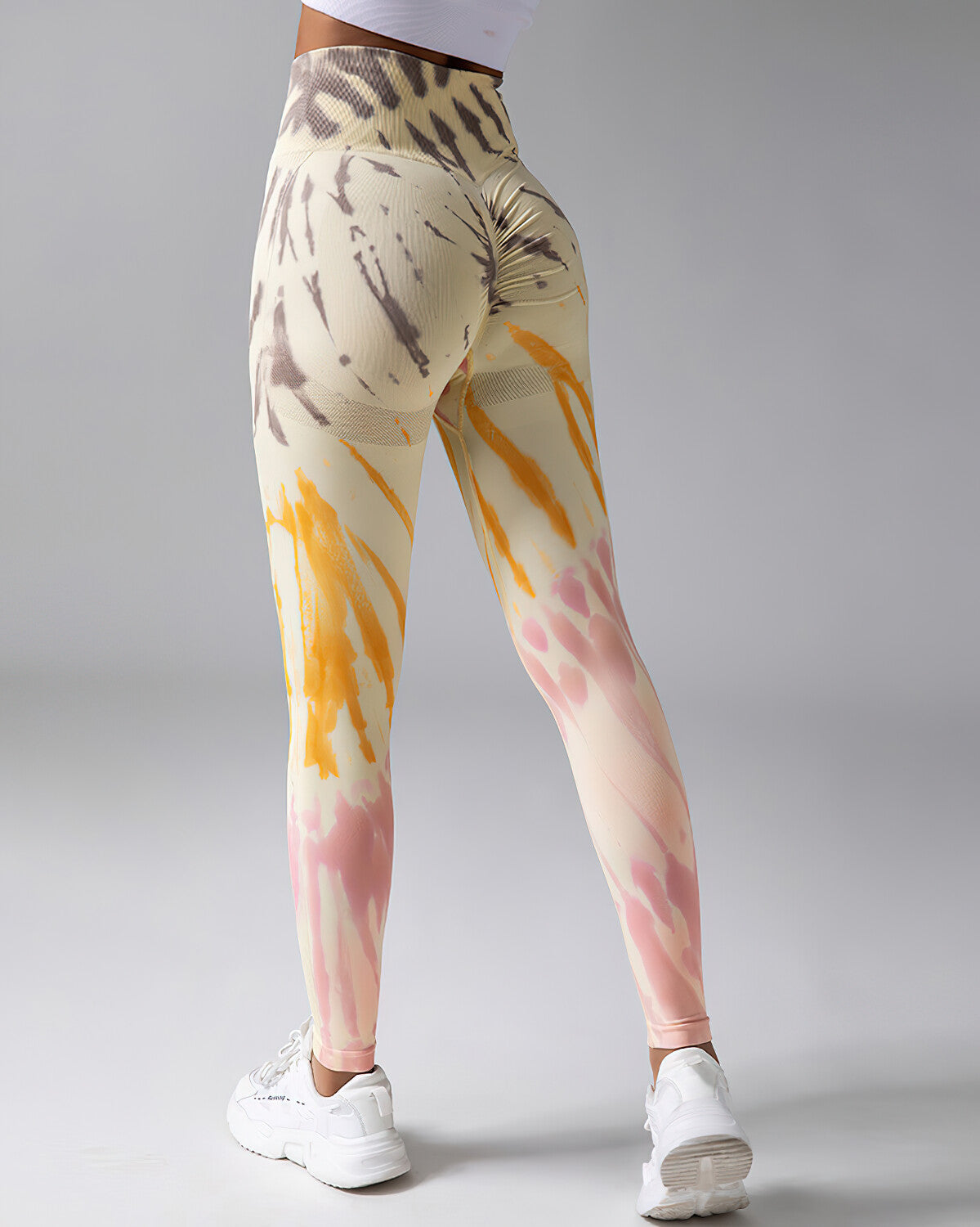 Olivia Leggings Seamless Scrunch - Sunshine