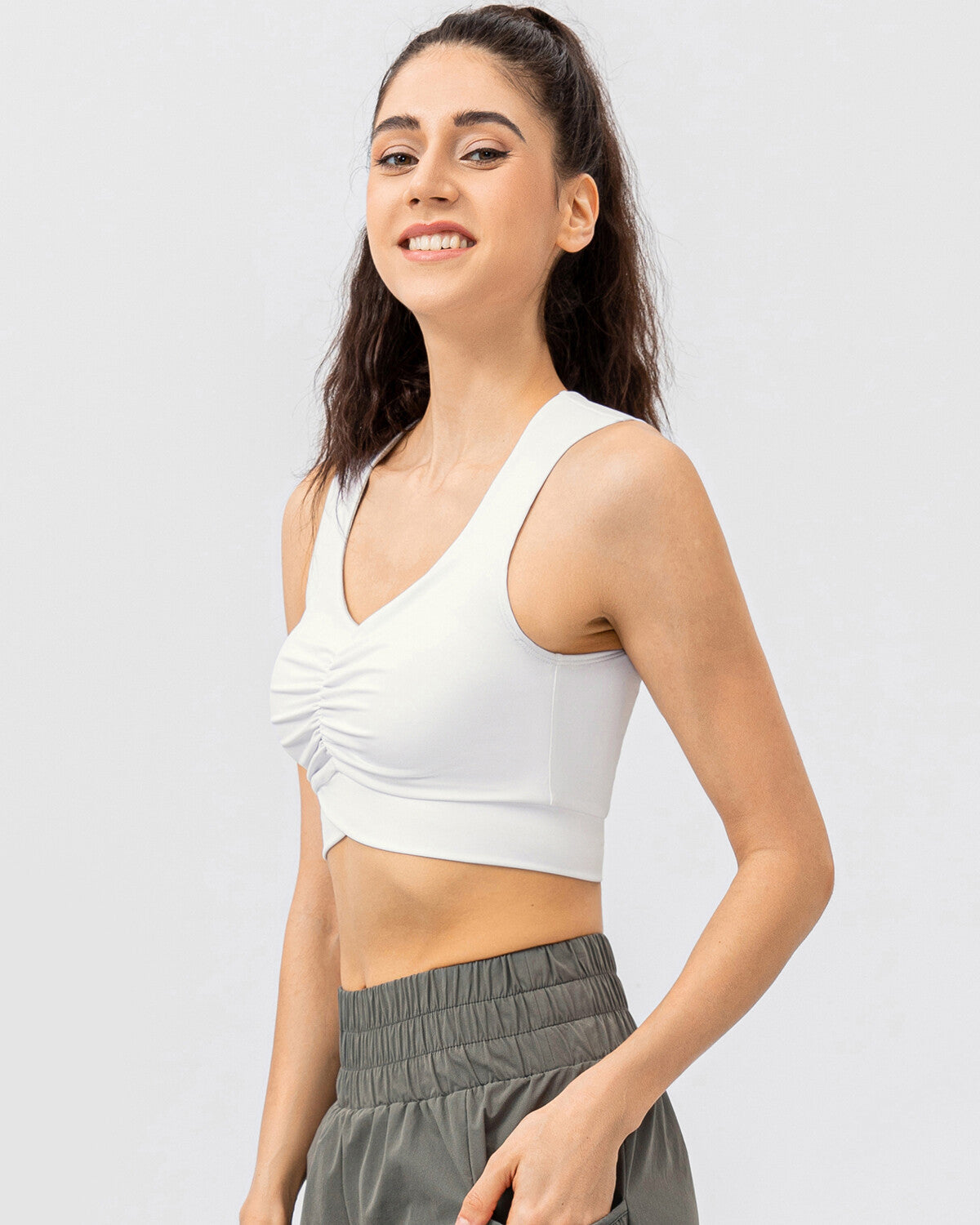 Yolanda Reggiseno Sportivo - Bianco
