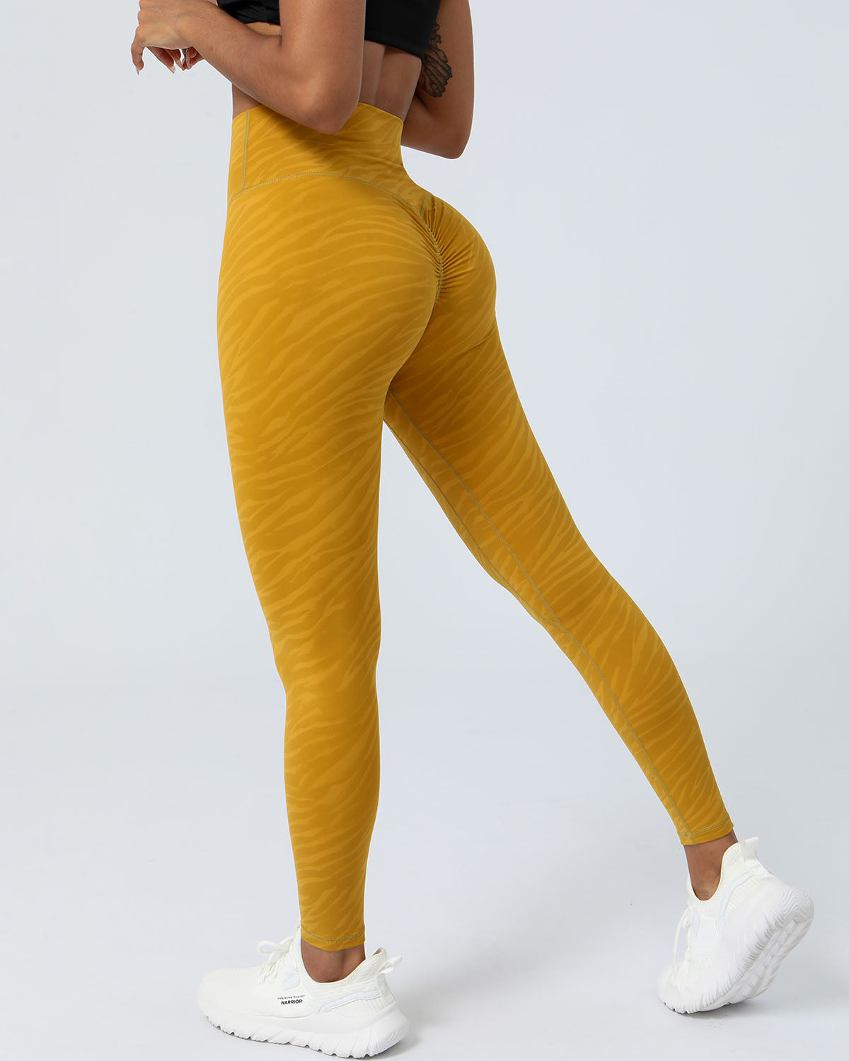 Ottavia Leggings Seamless Scrunch - Giallo