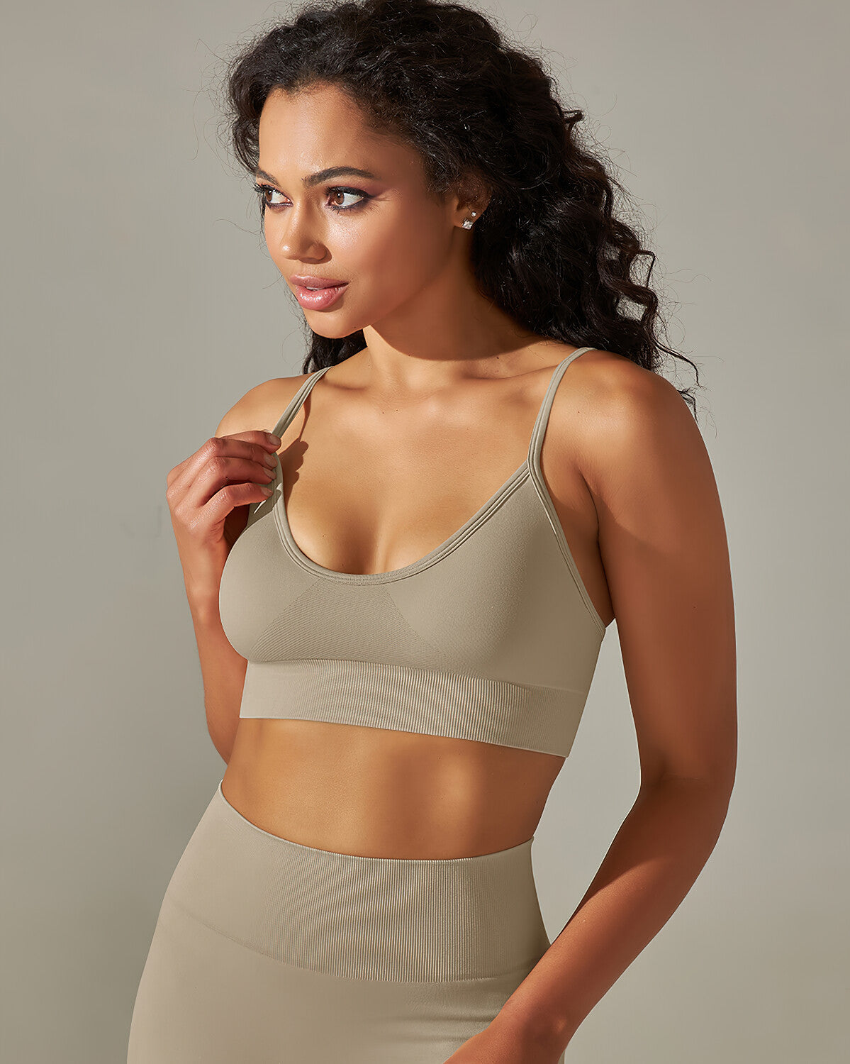 Rita Reggiseno Sportivo - Kaki