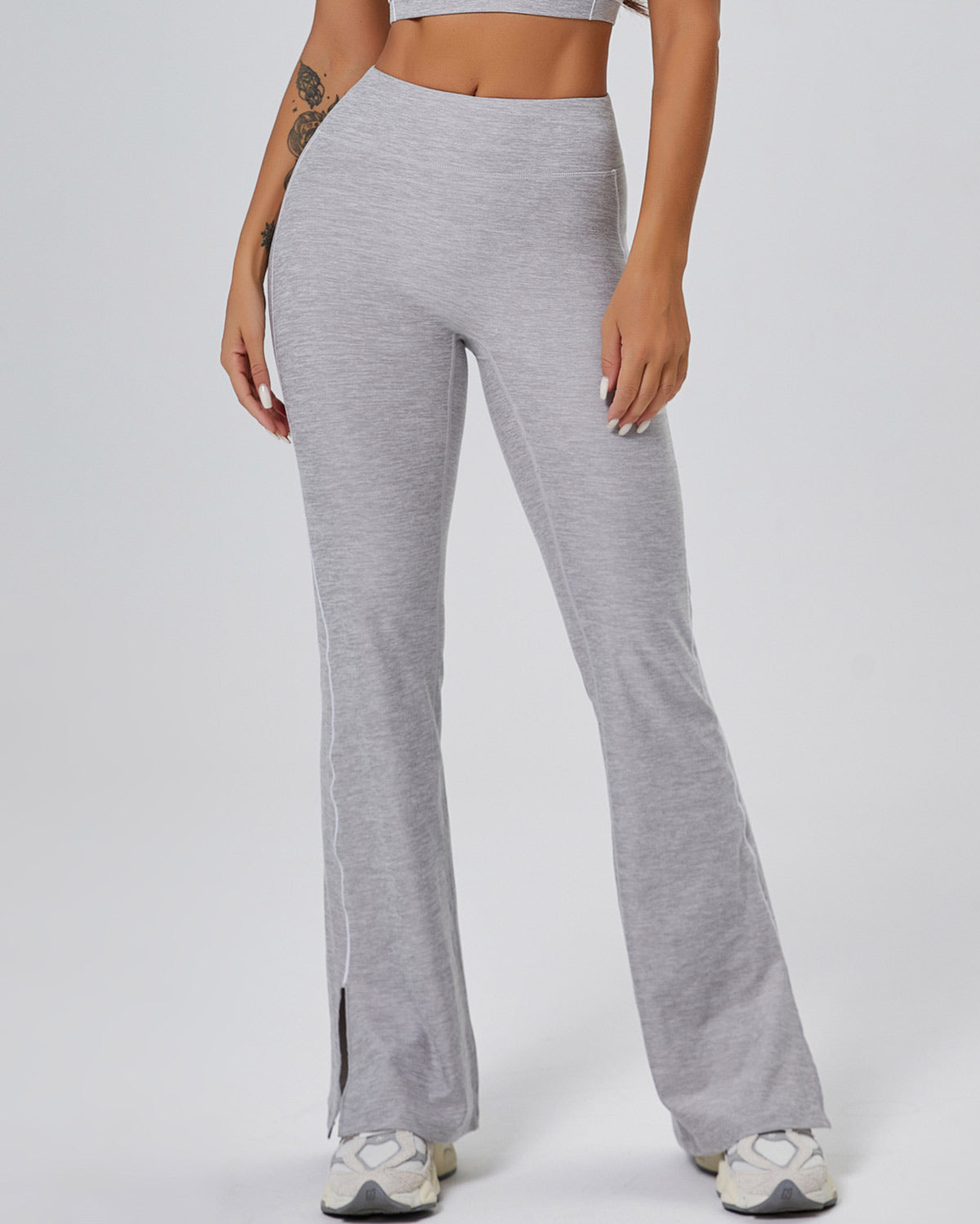 Angelica Leggings Svasati - Grigio