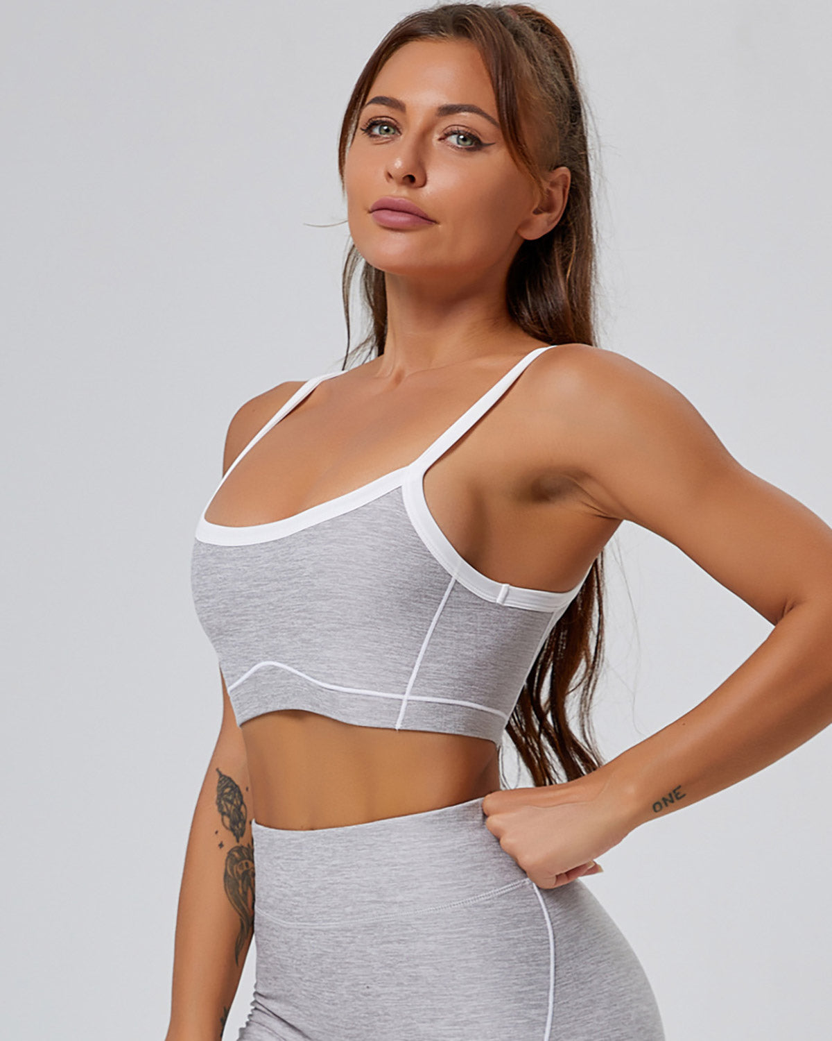 Angelica Reggiseno Sportivo - Grigio