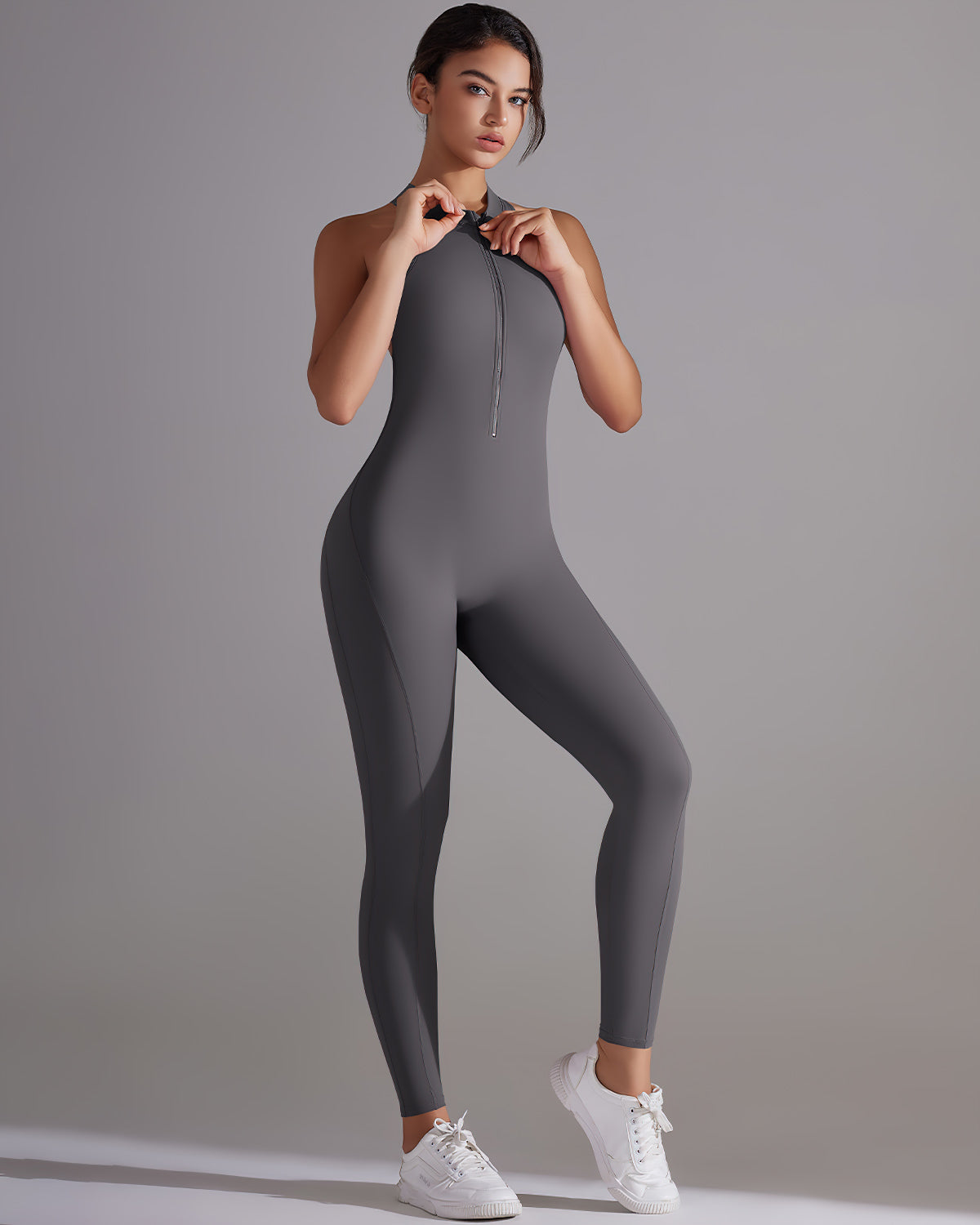 Cassandra Tuta Seamless Scrunch - Graphite