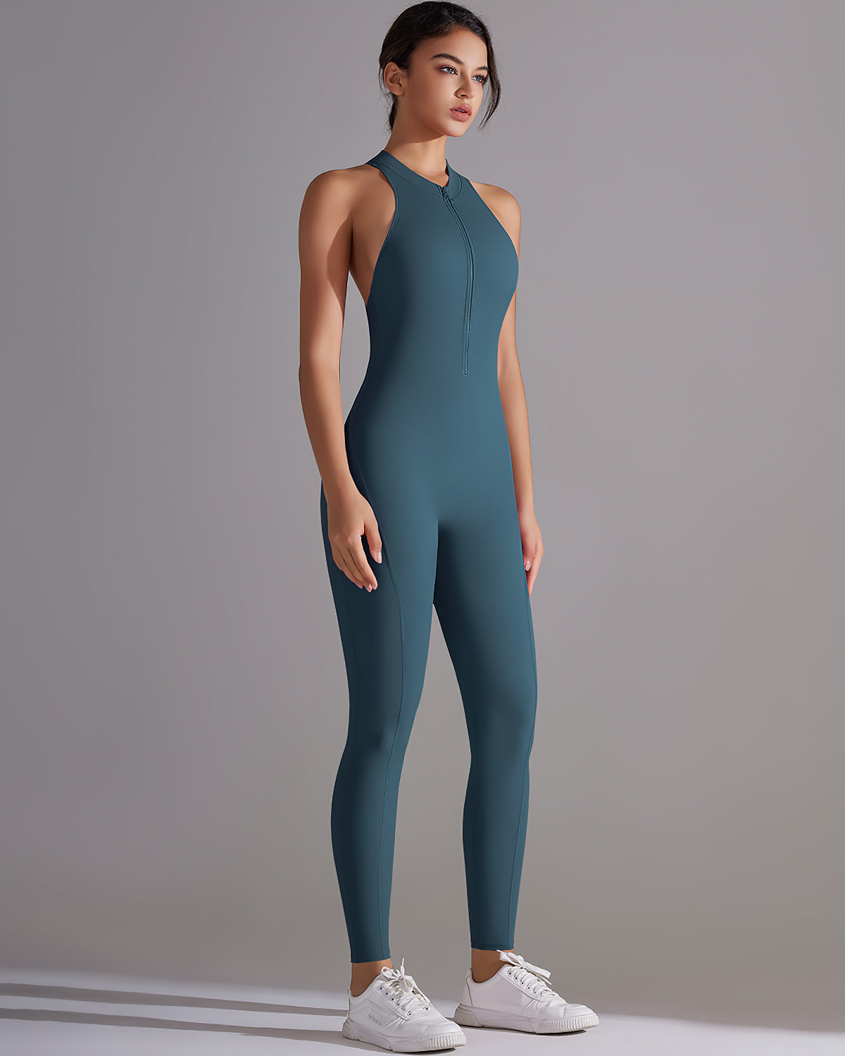 Cassandra Tuta Seamless Scrunch - Verde Acqua