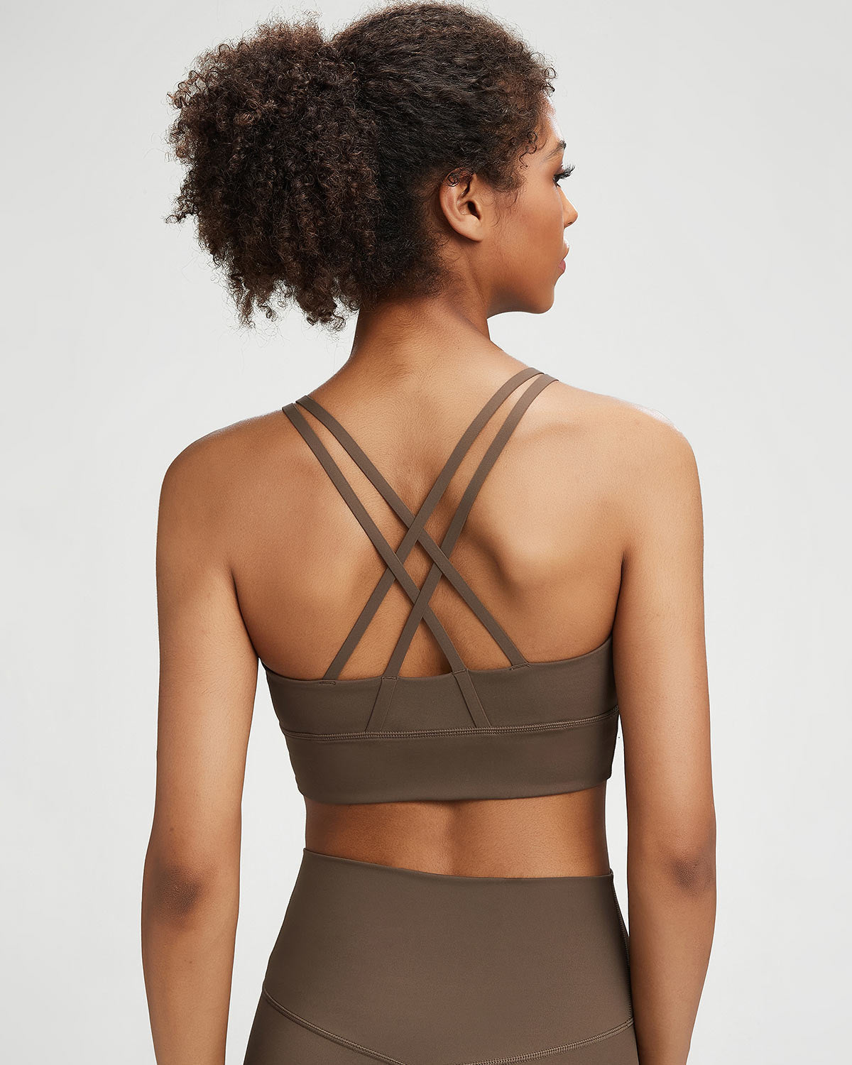 Laura Reggiseno Sportivo - Marrone