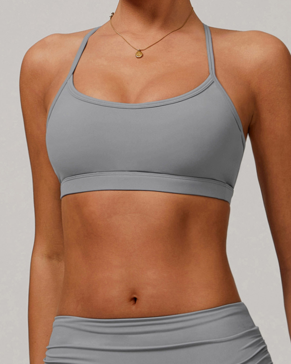 Rebecca Reggiseno Sportivo - Grigio