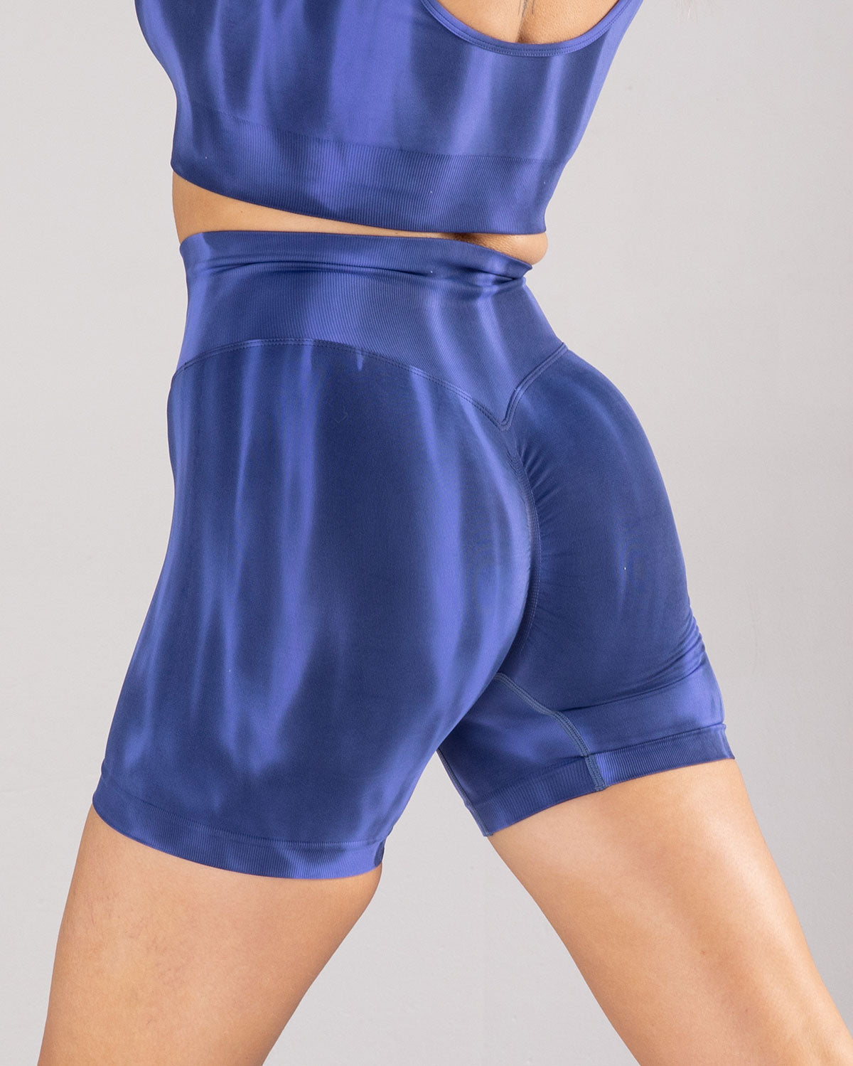 Costanza Pantaloncini Scrunch - Blu Navy