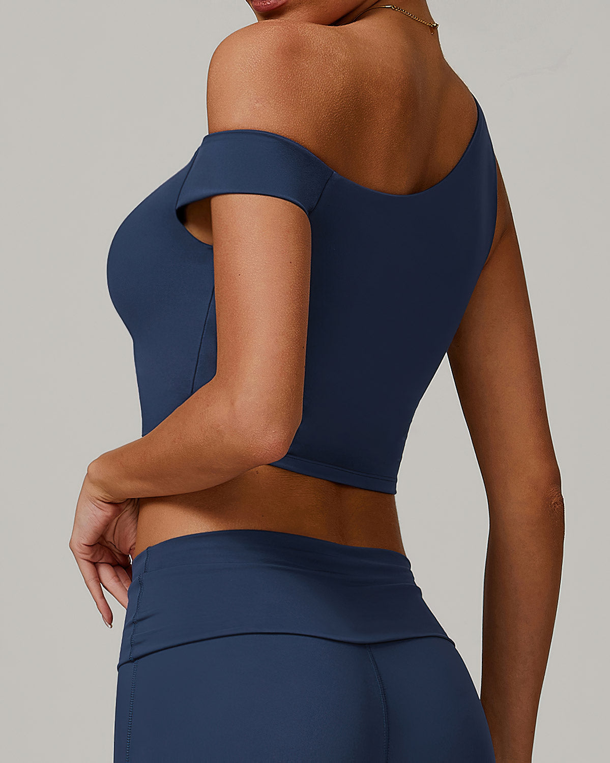 Cristina Top Corto - Blu Navy