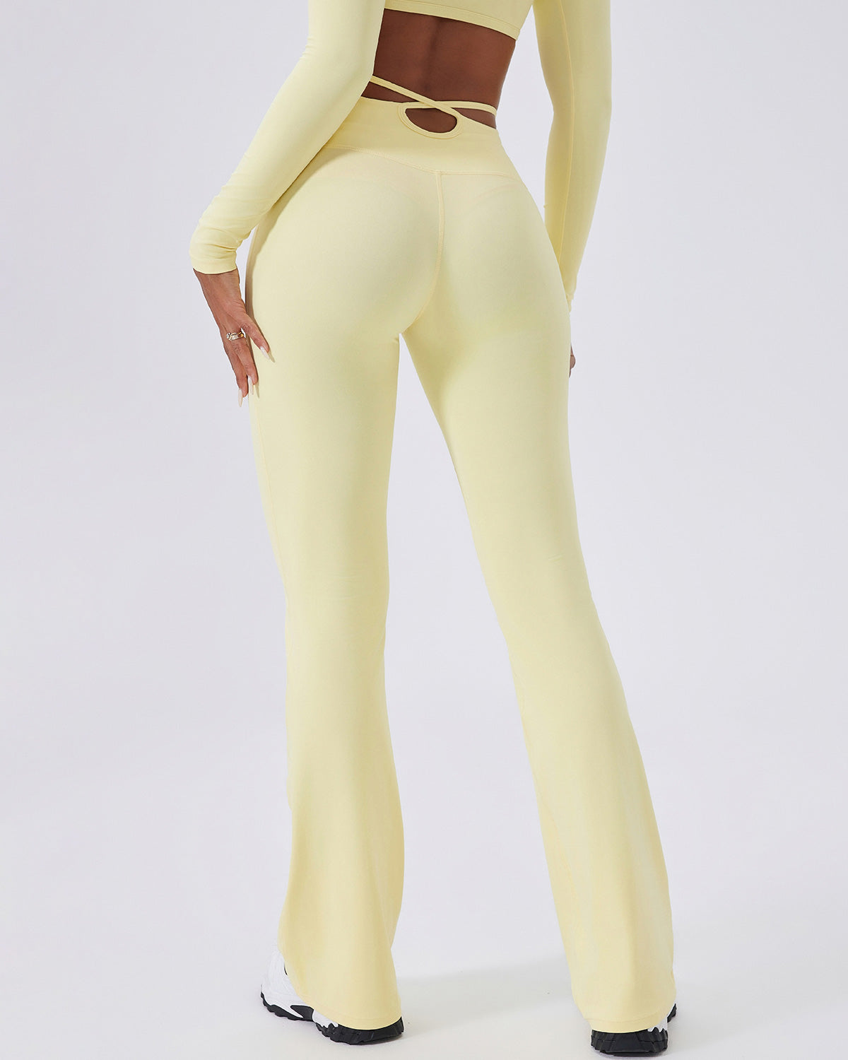 Giulia Leggings Svasati - Giallo