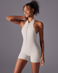 Consolata Tuta Seamless Scrunch - Beige
