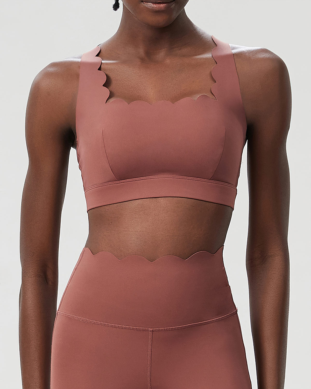 Agata Reggiseno Sportivo - Castagna