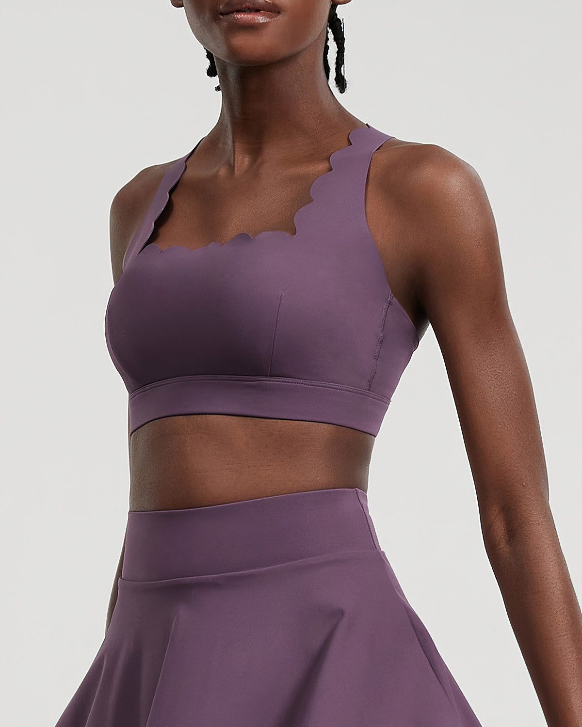 Agata Reggiseno Sportivo - Prugna