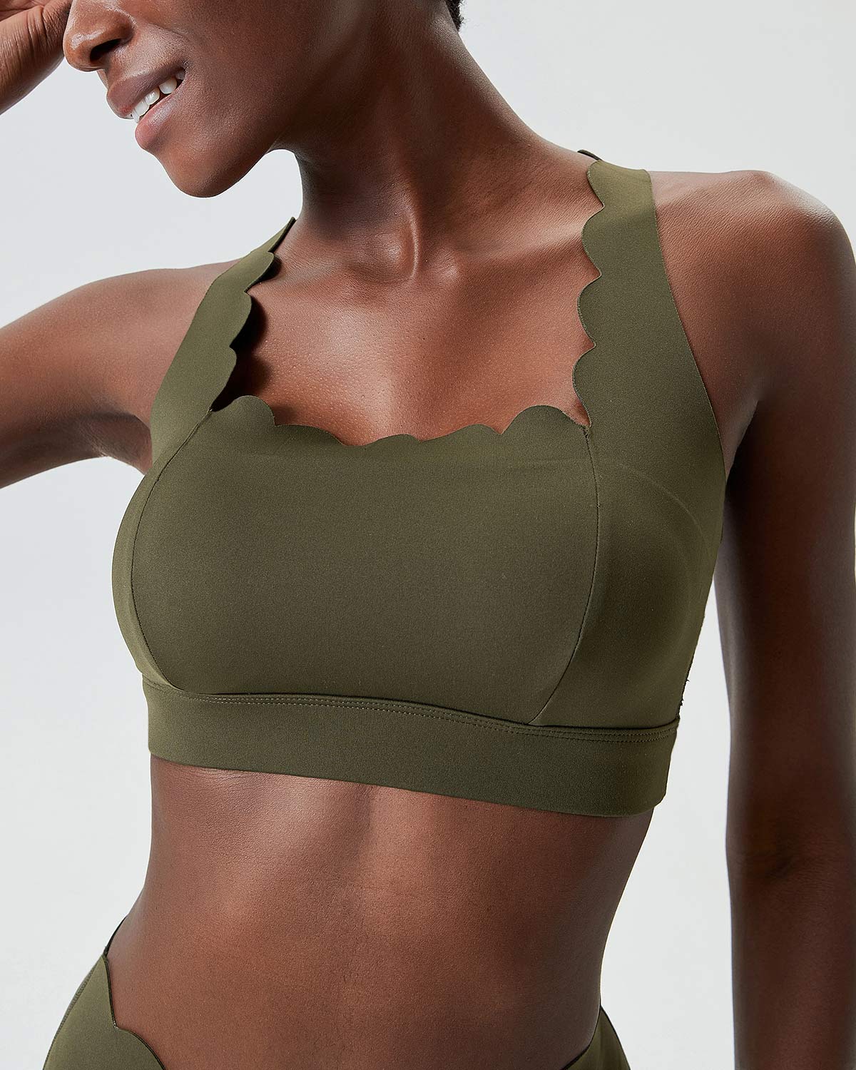 Agata Reggiseno Sportivo - Oliva