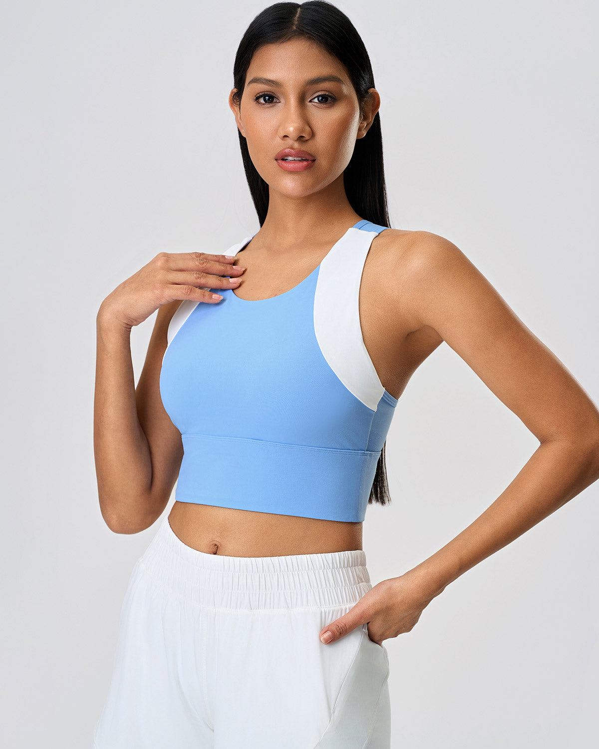 Vanessa Top Corto - Blu