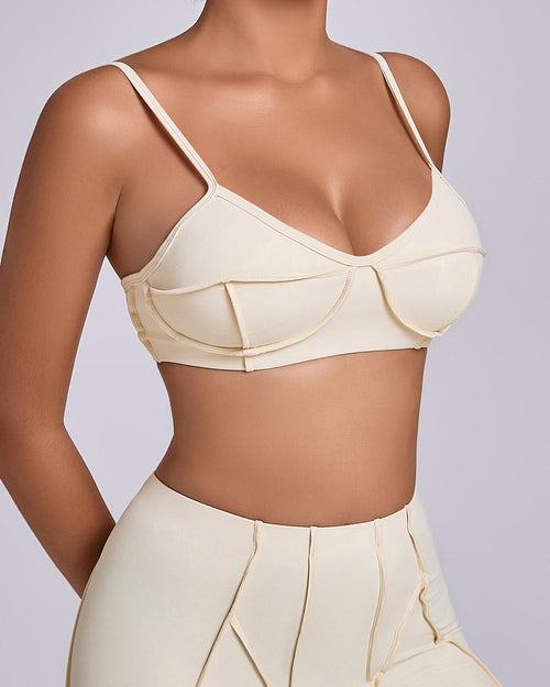 Antonia Reggiseno Sportivo - Beige