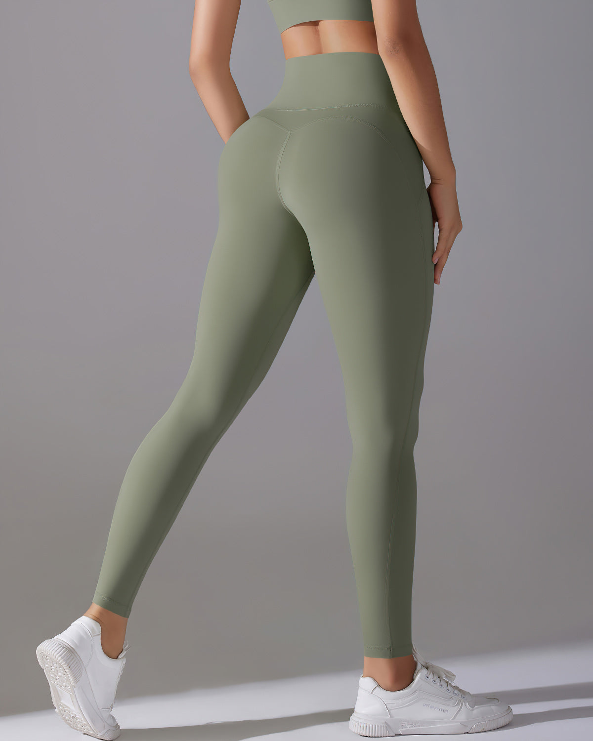 Carmela Leggings Seamless - Army Green