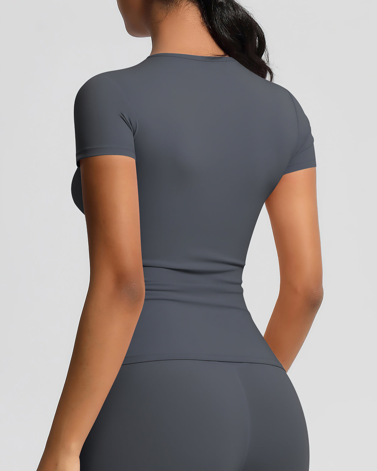 Beatrice Top Attivo - Dark Grey