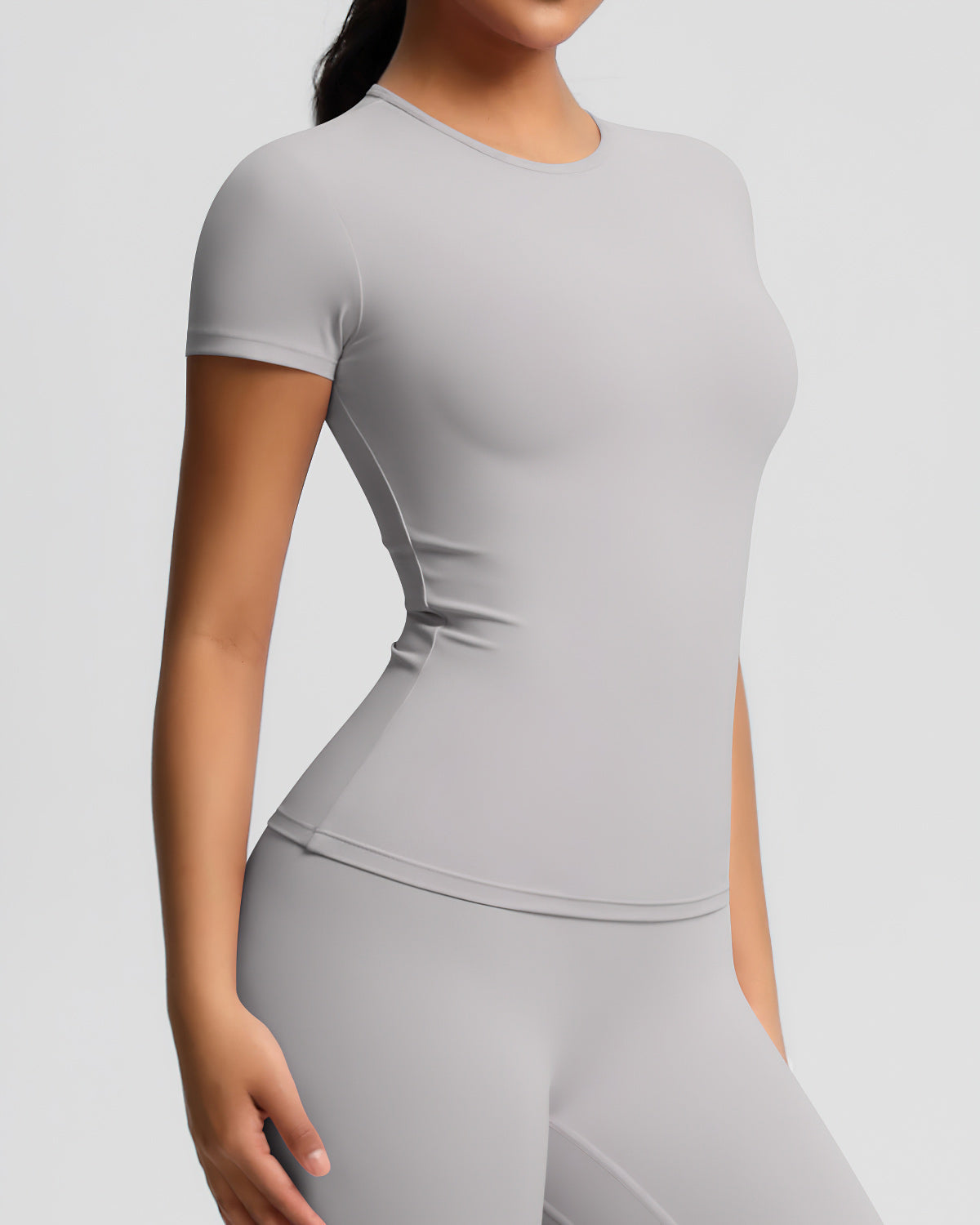 Beatrice Top Attivo - Light Grey