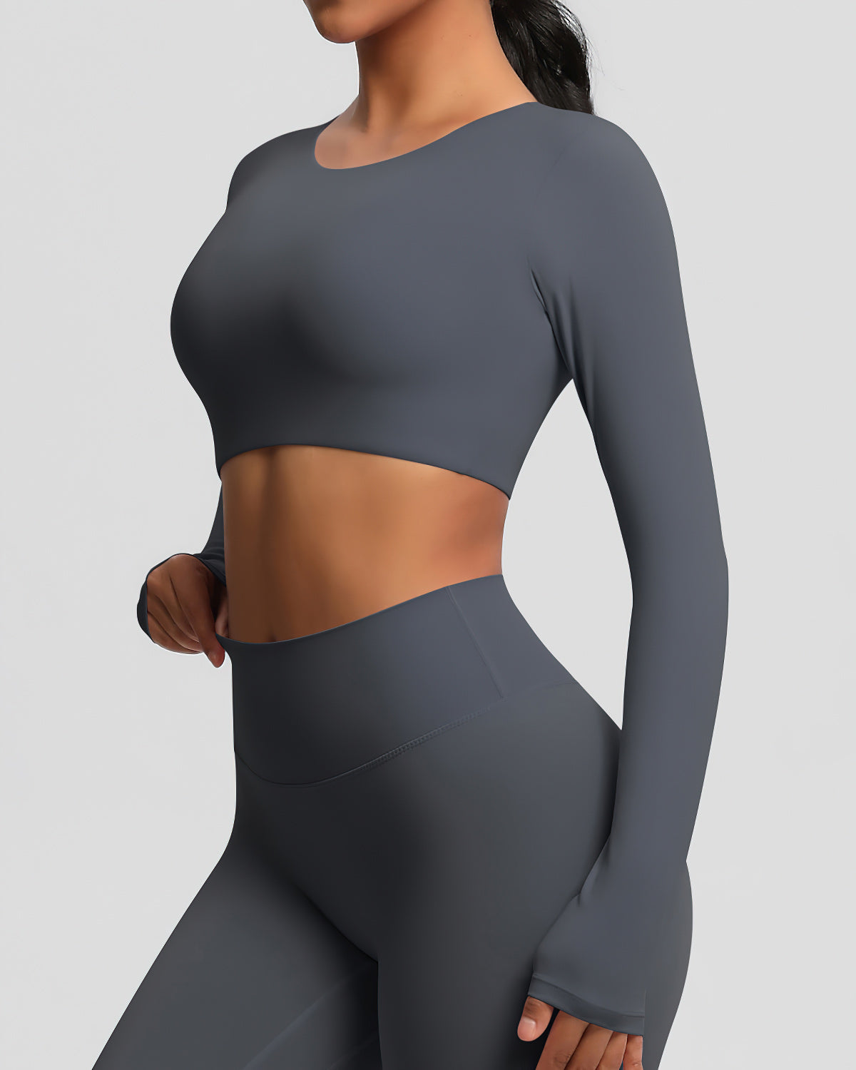 Benedetta Maglia Manica Lunga - Dark Grey
