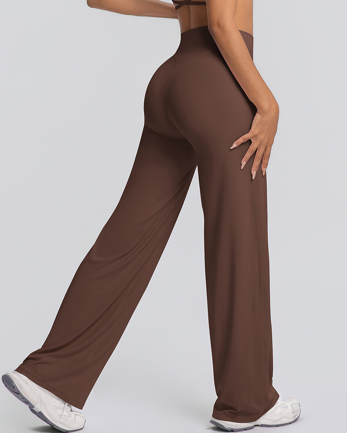 Beatrice Leggings Svasati - Marrone