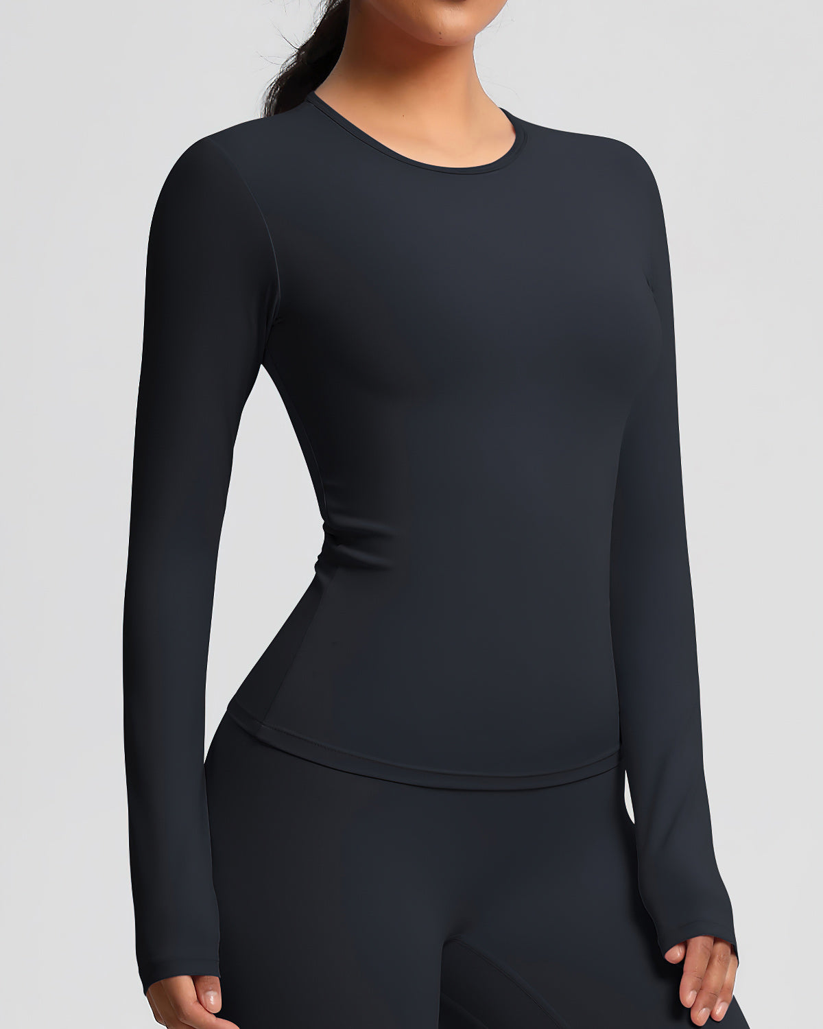 Beatrice Maglia Manica Lunga - Nero