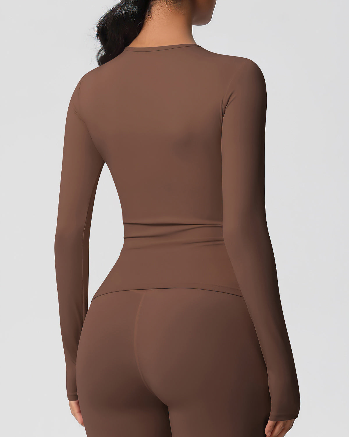 Beatrice Maglia Manica Lunga - Marrone