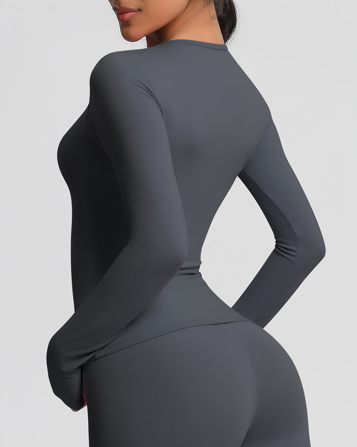 Beatrice Maglia Manica Lunga - Dark Grey