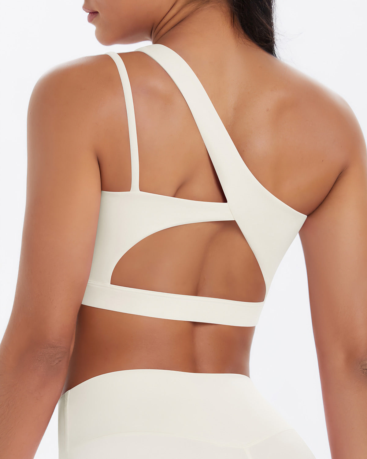 Clara - Shoulder Sports Bra - Cloud