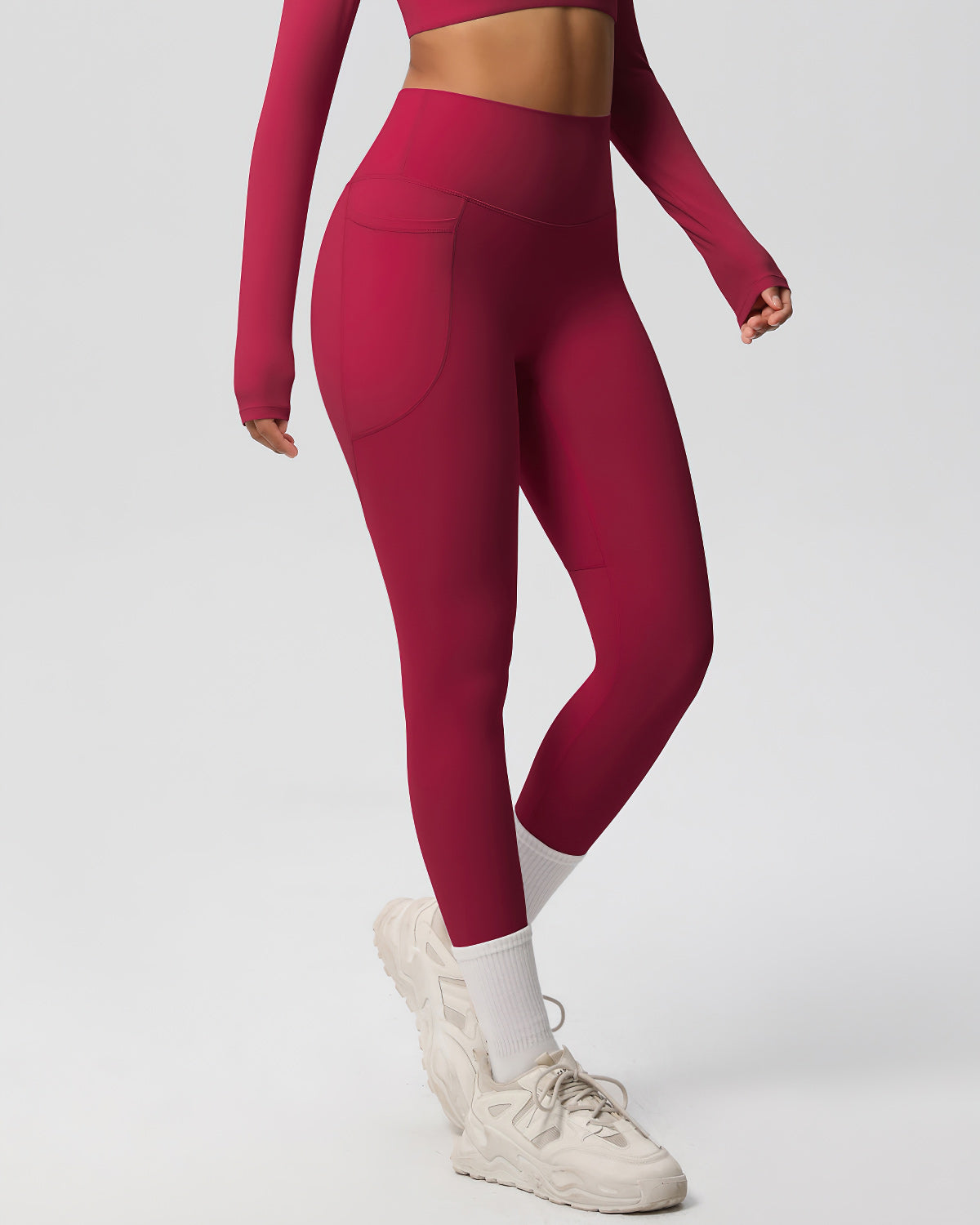 Claudia Leggings - Carmine