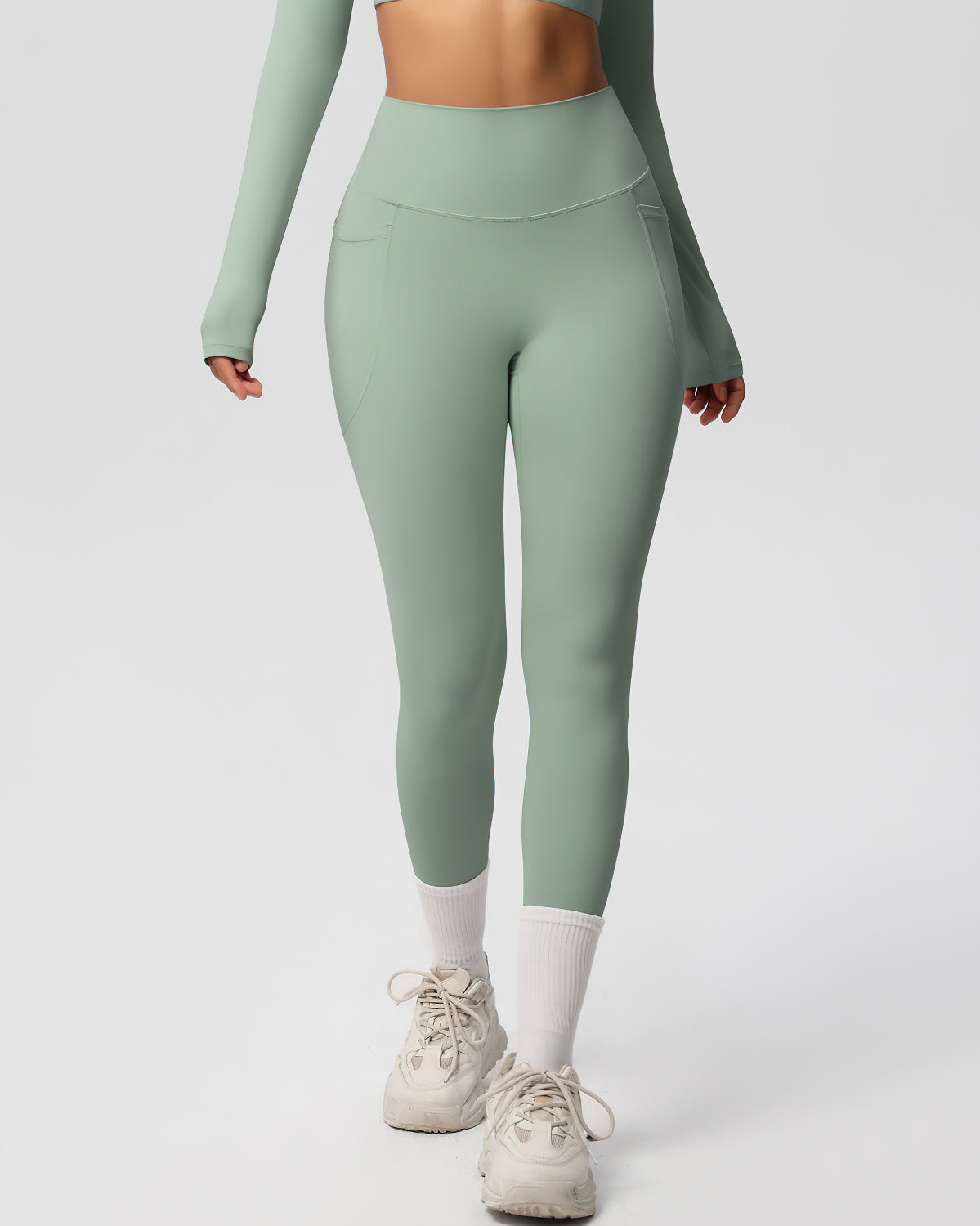 Claudia Leggings - Sage Green