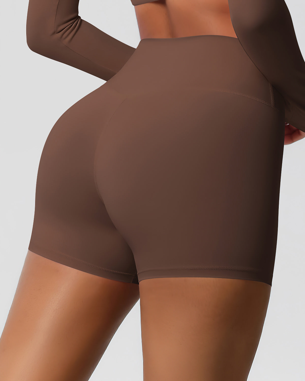 Beatrice Pantaloncini Seamless - Marrone