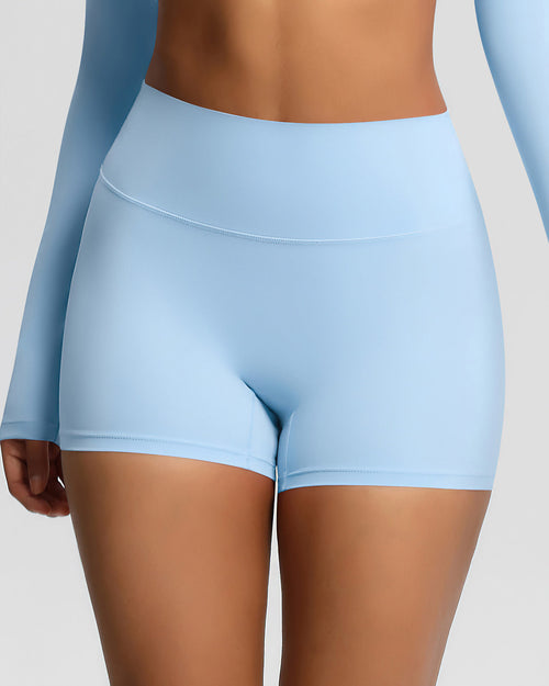 Beatrice Pantaloncini Seamless - Azzurro