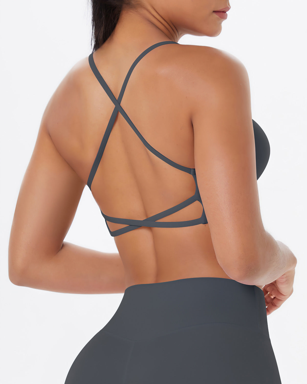 Beatrice Reggiseno Sportivo - Dark Grey