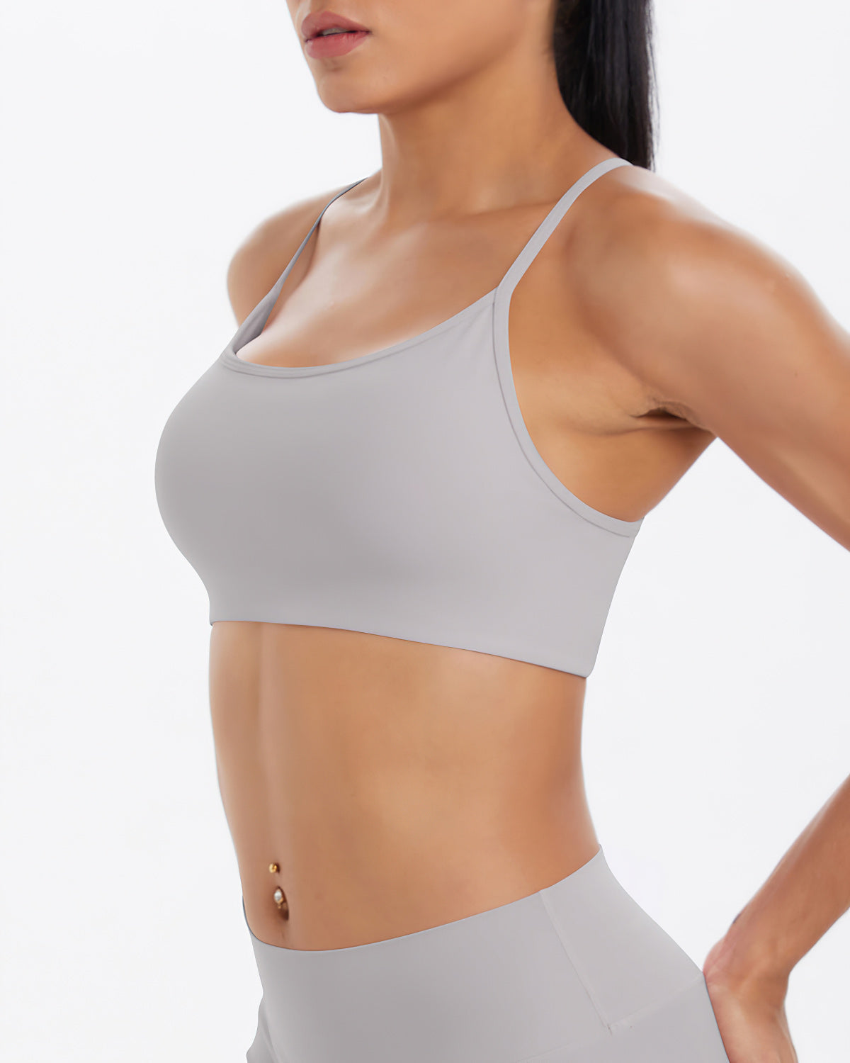 Beatrice Reggiseno Sportivo - Light Grey